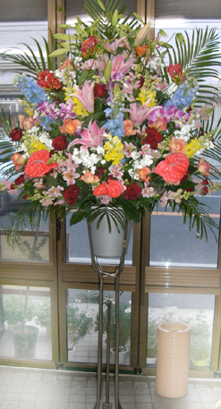 福岡 花屋 お祝い スタンド花